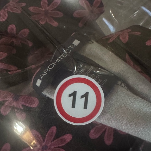 NWT Architect Pink Flowers Soft stretchy Large Flowy Midi Dress for Summer Fall - Picture 9 of 9